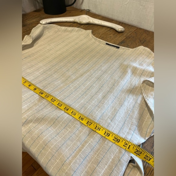 Striped Belted Linen-Blend Dress - Kiabi (Size 42 / US 10) - Picture 5 of 12